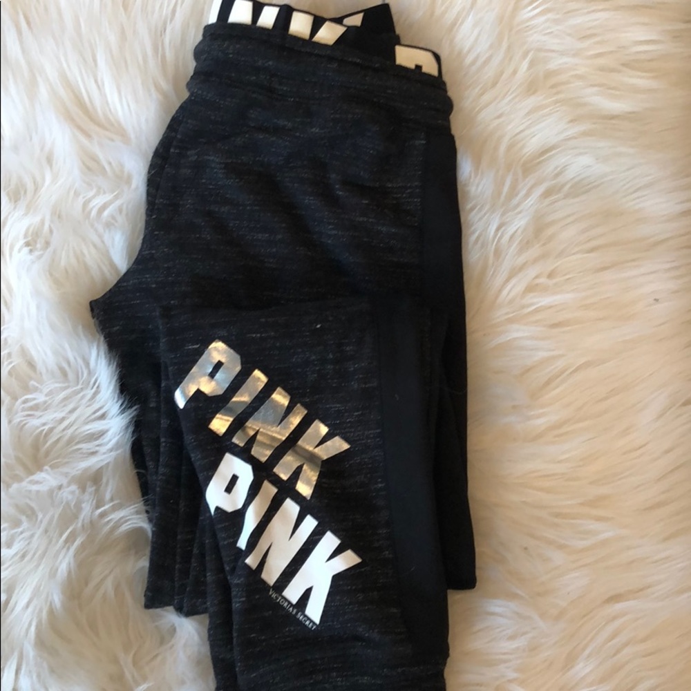 Victoria’s Secret pink joggers. XS. Worn once!